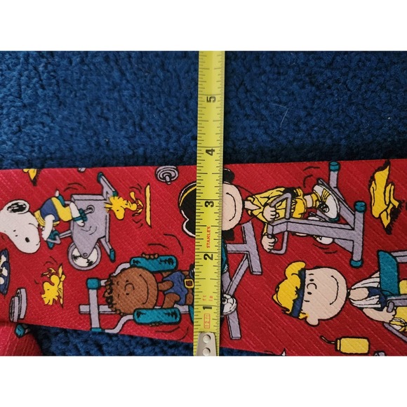 Vtg Charlie Brown And The Gang Workout Tie - Picture 7 of 7